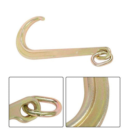 1 x J Hook Grade G70 Towing Hooks 15 Inch Roll Back Clevis 5400 Lbs Load Limit