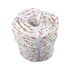 1/2 'X 120'High Strength Braided Rope Breaking Strength 1160 Pounds White Red