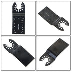 Quick Release Oscillating Tool Blades Professional Universal 100 Pcs 30-90mm