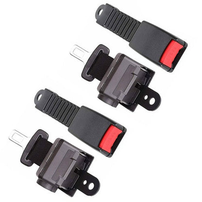 2 PCS Golf Cart Black Seat belts with buckles For EZGO Yamaha Club Car Universal