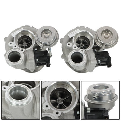 11657576985 2PCS Turbocharger for BMW 550i 650i 750i X5 X6 xDrive N63 4.4L V8