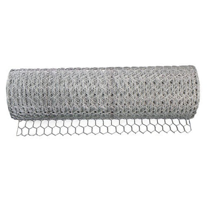 24"×100' 1" Holes Galvanized Poultry Net Metal Fencing Chicken Wire New