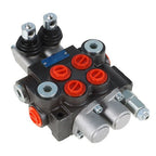 New 2 Spool 11 GPM,Hydraulic Monoblock Double Acting Control Valve, SAE Ports US