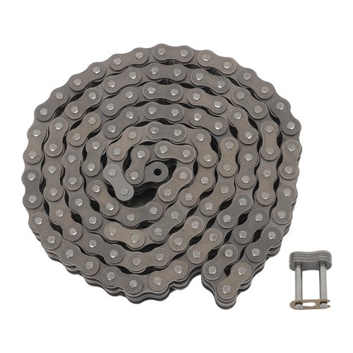 #80-2 Duplex Double Strand Roller Chain x 10 feet + 2 Connecting Links