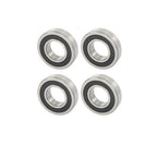 4Pcs 62/32-2RS Bearings 32��65��17mm Double Rubber Seals Deep Groove Ball Bearing