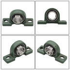 2 Pack UCP210-32 Pillow Block Mounted Ball Bearing 2" Bore Self Aligning New