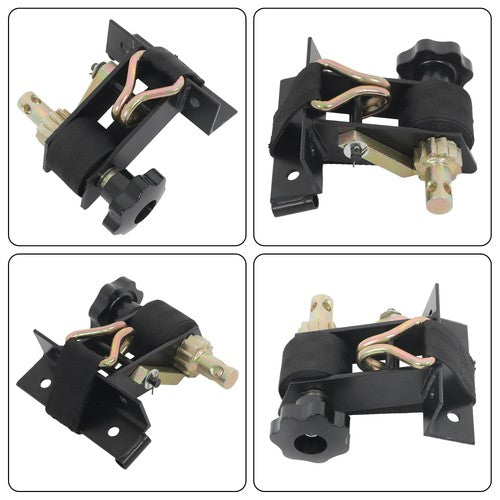 2 Pack 1.5" Wide x 7.5' Long Ladder Rack Ratchet Straps 1.4" Black Square Tube