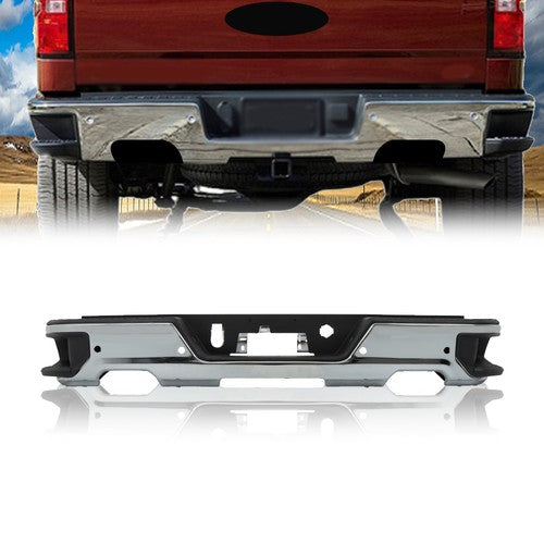 W/ Vent And Sensor Hole Auto Rear Bumper Metal For Chevrolet 2019-2023  &GMC NEW