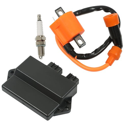 For Yamaha Warrior 350 YFM350X 1997-2001 ATV Ignition Coil CDI Spark Plug New