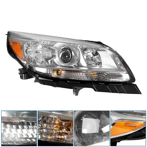 Halogen For Chervolet Malibu 2013 2014 2015 Headlights Driver+Passenger Side