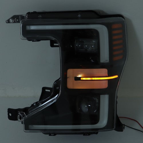 Headlights Replacement For Ford F250 F350 SuperDuty 2020-2022 LH+RH LED Black