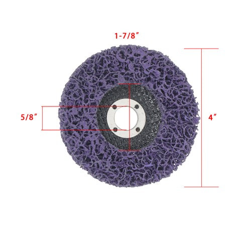 Diamond Grinding Discs for Metal and Wood 12 Pack: 4 x 5/8"  (6 Black, 6 Purple)