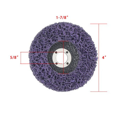 Diamond Grinding Discs for Metal and Wood 12 Pack: 4 x 5/8"  (6 Black, 6 Purple)