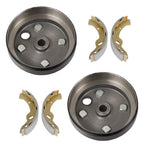 Rear Brake hub Drums Brake Shoe Kit For EZGO TXT Electric Golf Cart 96+ 70795G01