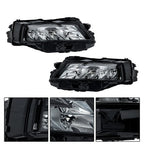 LH+RH Side Black Housing For Nissan Rogue 2021-2023 Headlights Replacement LED