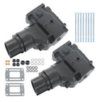 For Volvo Penta OMC Set of 2 4'' manifold Exhaust Riser Elbow 4.3 5.0 5.7 5.8 L