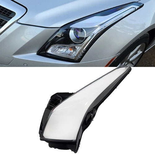 Front Headlight Lamp Lens Cover Side For Cadillac ATS 2013-18 Left+Right