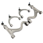 Fit For 2010-2013 Porsche Panamera 4PCS Aluminum Front Upper Lower Control Arms