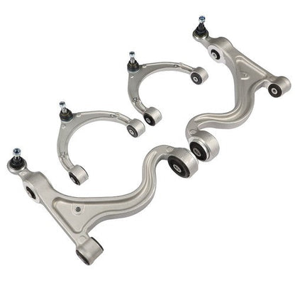Fit For 2010-2013 Porsche Panamera 4PCS Aluminum Front Upper Lower Control Arms