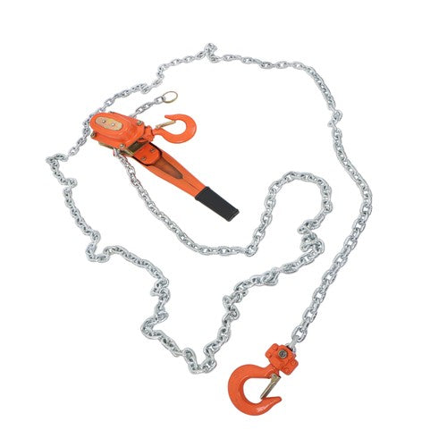 1.5 Ton Manual Lever Chain Hoist, 3300LB Capacity, 360° Hook, 20FT G80 Chain
