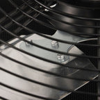 Wall Mounted 10" Shutter Exhaust Fan With Switch & Insect Mesh Low Noise 980 CFM