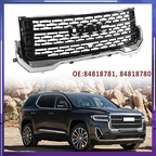 84818781 Front Upper Grille Chrome Black for 2020-2023 for GMC Acadia