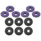Diamond Grinding Wheel Discs Set (6 Black, 6 Purple) 12 Pack: 4-1/2" x 7/8"