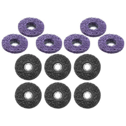 Diamond Grinding Wheel Discs Set (6 Black, 6 Purple) 12 Pack: 4-1/2" x 7/8"