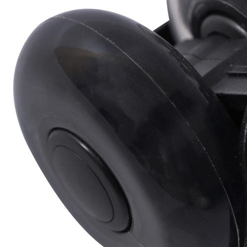 5-piece set 2" Office Chair Rubber Caster Swivel Wheels Black, 360° steering