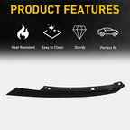 Black Grille Headlight Eyelid Molding Trim for 2016-2021 for Honda Civic