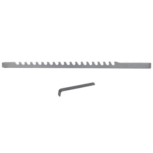 1/8" A Style 1/8" x 5" HSS Standard Keyway Broach With Shim LOC 13/64-1-1/8" New