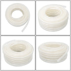 High Pressure Water Hose 50FT Braided Clear PVC Vinyl Tubing 1/2" ID 3/4" OD