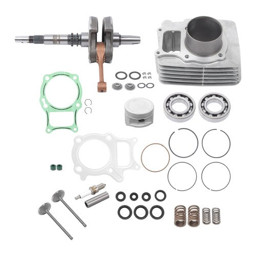 13000-HM8-A40 For Honda TRX250 crankshaft+valve kit+oil seal+cylinder sleeve