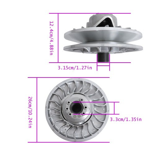 Secondary Clutch For 17-23 Can-Am Maverick X3 Turbo R & RR RS DS MAX MR RC X