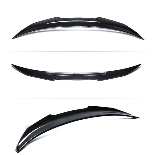Rear Bumper Diffuser Lip Spoiler Wing Carbon Fiber for 2014-2017 for Infiniti Q50