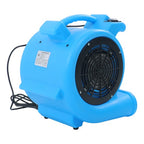 Powerful 1/2HP 2200CFM 15ft 2-Position Carpet Dryer - Blue Fan