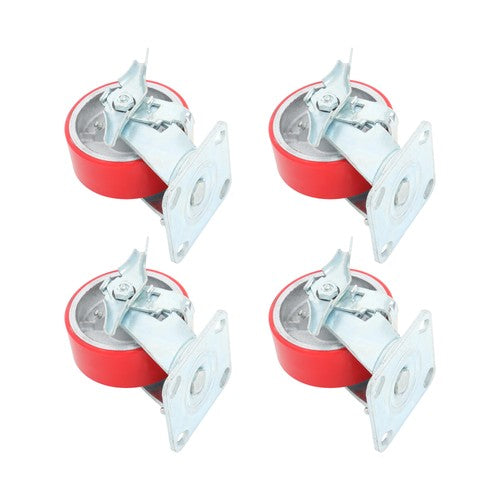 5"X 2" Heavy Duty Casters -Polyurethane Caster with Capacity up to 3200 LBS