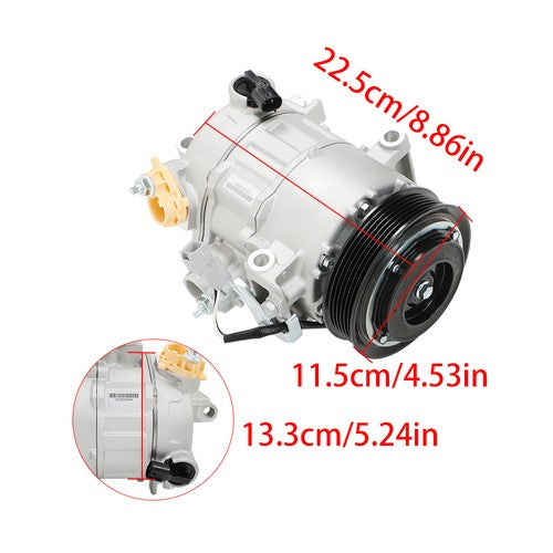 A/C Compressor NEW For Ram 1500 2014-2018 Ram 1500 Classic 2019-2022 68140664AC