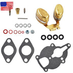 Carburetor Kit & Float For Zenith Wisconsin Engine VH4D VHD TJD Replaces LQ39