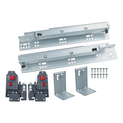 1 Pairs Undermount Drawer Slides 12 inch Undermount Soft Close Drawer Slides