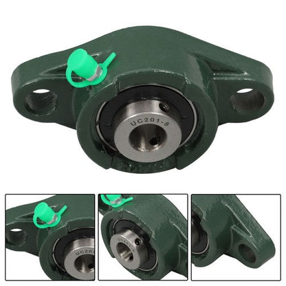 10Pcs UCFL201-8 Pillow Block Bearing 1/2" Bore 2 Bolt Flange Mounted New