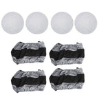 Tyre Cases+Tyre Bags Car Cover 4Pcs New W/ Handheld For Gray 420D And Black 600D
