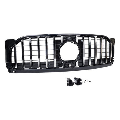 For Mercedes X247 W247 GLB GLB250 2020-2023 Chrome GT Style Grill Front Grille
