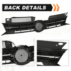 For 2010 2011-2014 VW Volkswagen Golf MK6 GTI Jetta Sportwagen Upper Black Grill