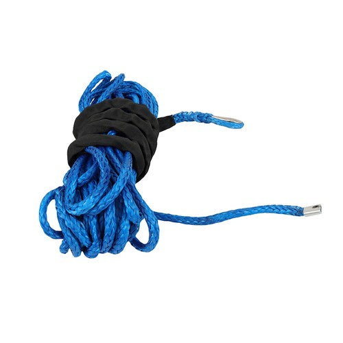 For ATV 5/16"x50' 12000LBS Blu Synthetic Winch Rope Line Recovery Cable
