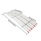 For motorcycles truck 120"L x 38"W x 1.5"H 1500 lbs Motorcycle Loading Ramp