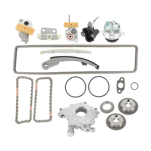 New Timing Chain Kit w/ Water+Oil Pump polished For Nissan Quest Maxima Altima