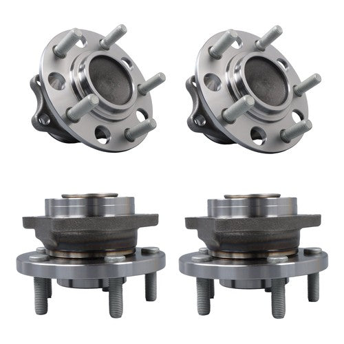 4× Front Rear Wheel Hub Bearings For Chrysler 200 Dodge Avenger 2011-2014 FWD