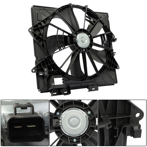 Radiator Condenser Cooling Fan Assembly 622930 For Cadillac STS 2009-2010 2011