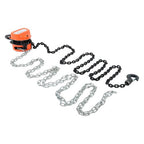 Manual Chain Hoist | 1 Ton / 2200 lbs Capacity | 2 Hooks Red | 10ft / 3m Lift